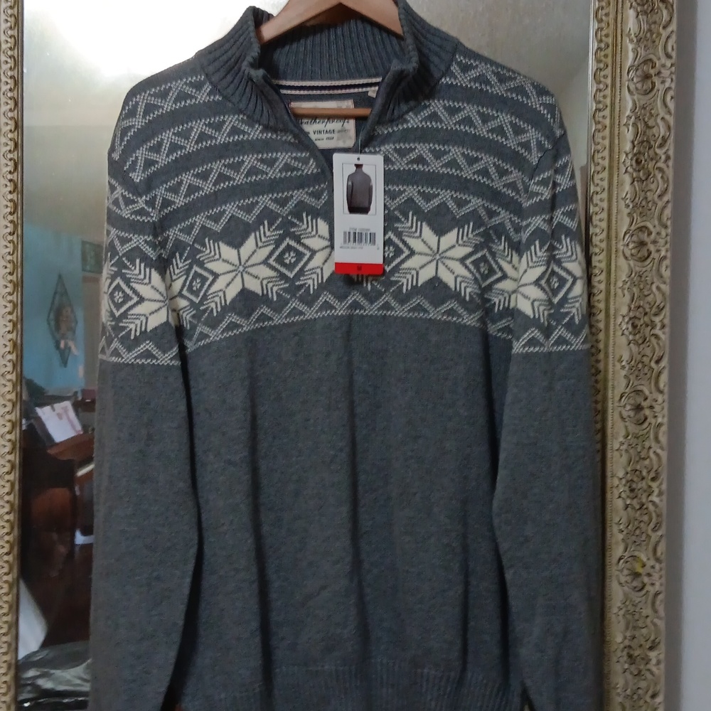 Mens Sweater Weatherproof Vintage